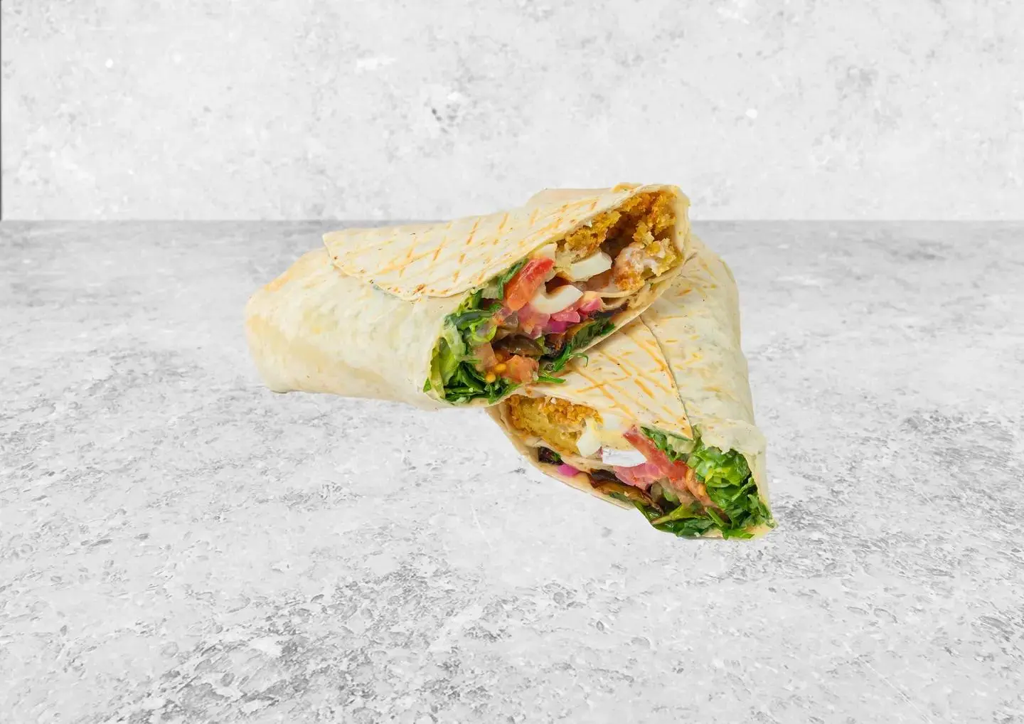 Falafel With Hummus , Eggs, And Cheese