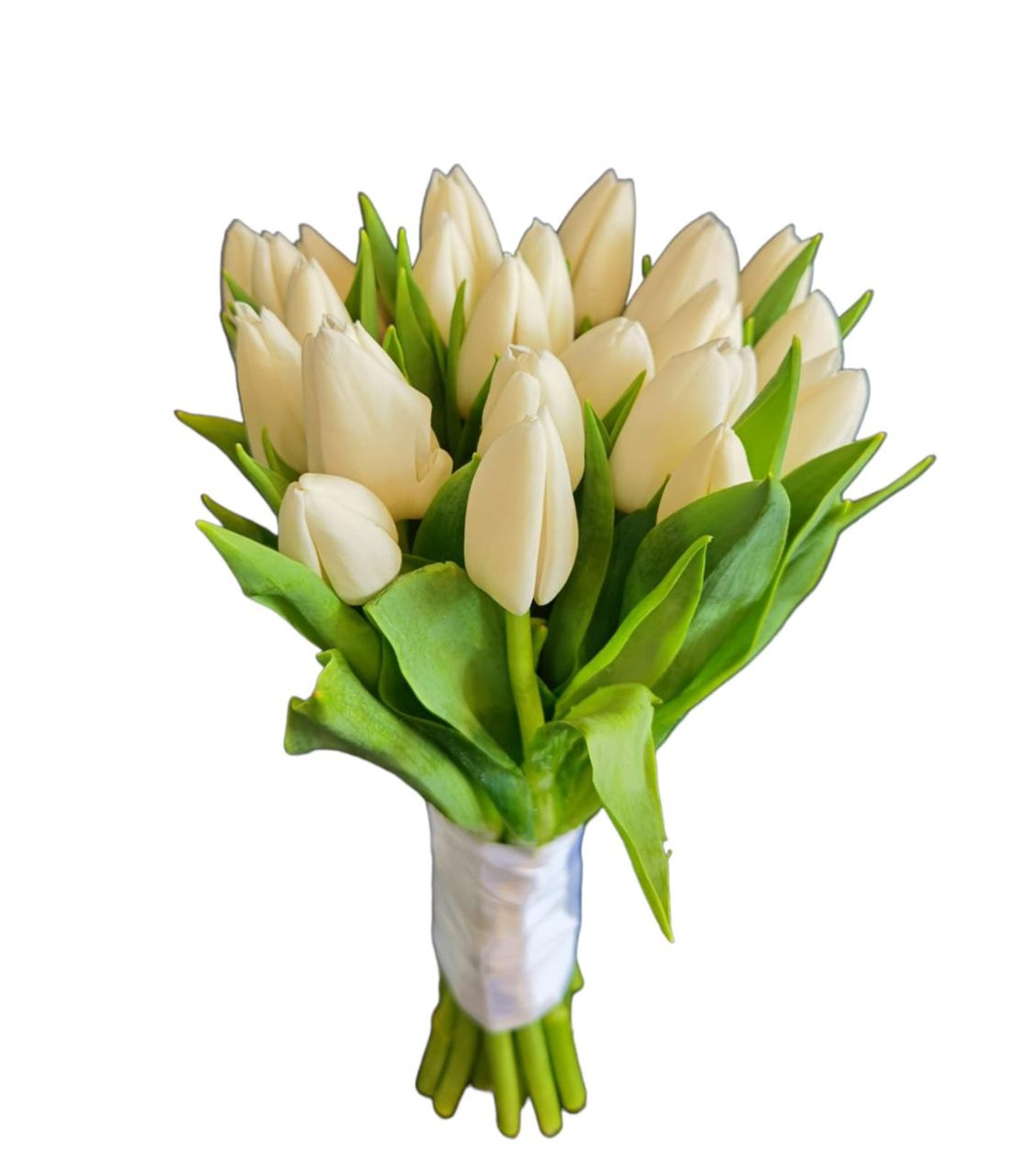 Natural White Tulip Bouquet