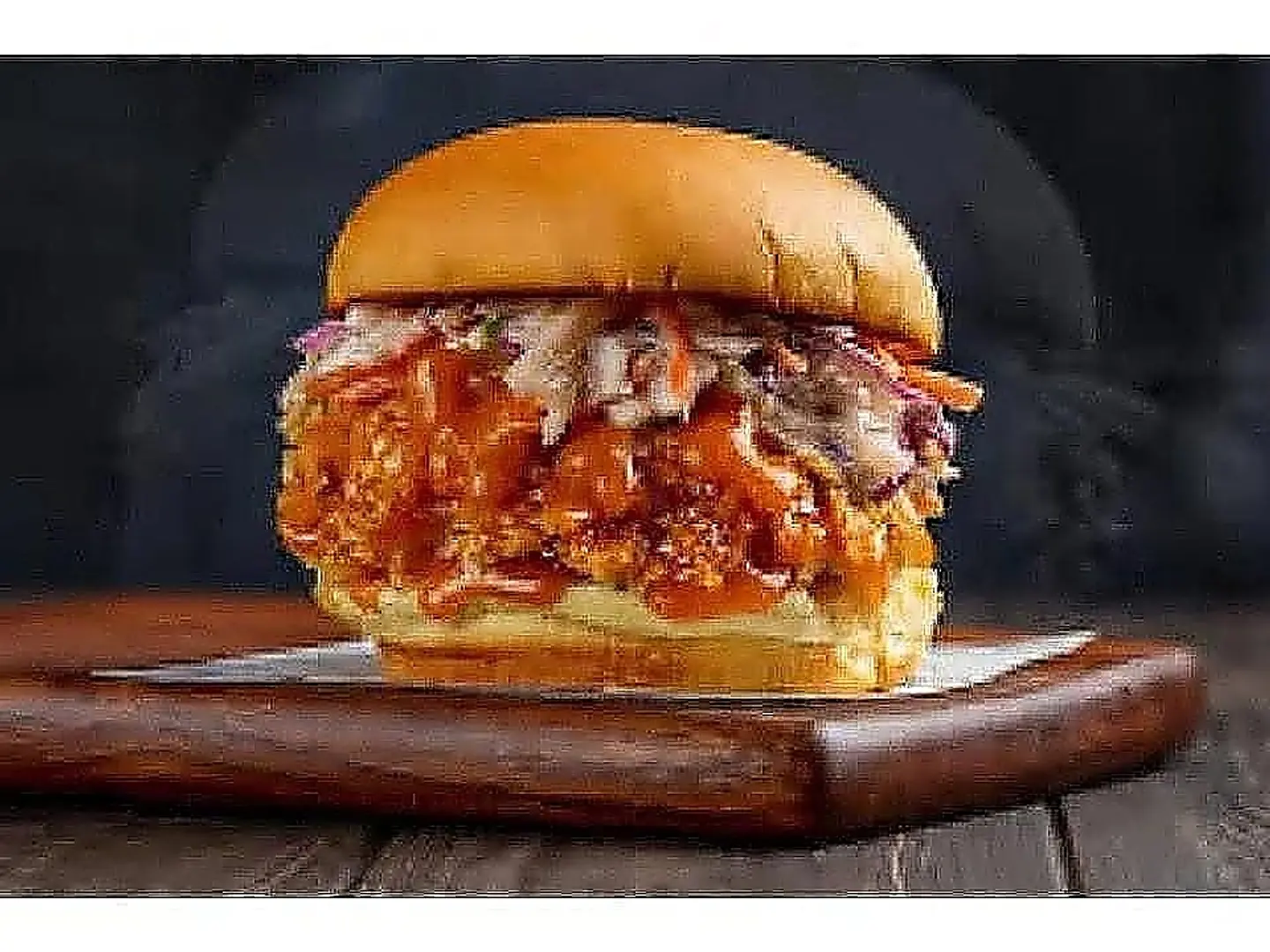 Crispy Chicken Maple Burger