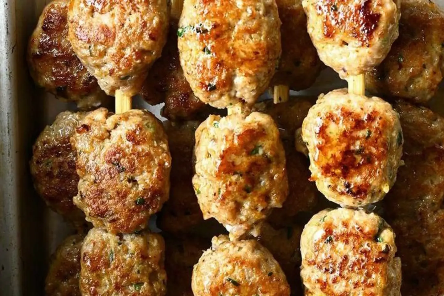 كباب كفتة الدجاج