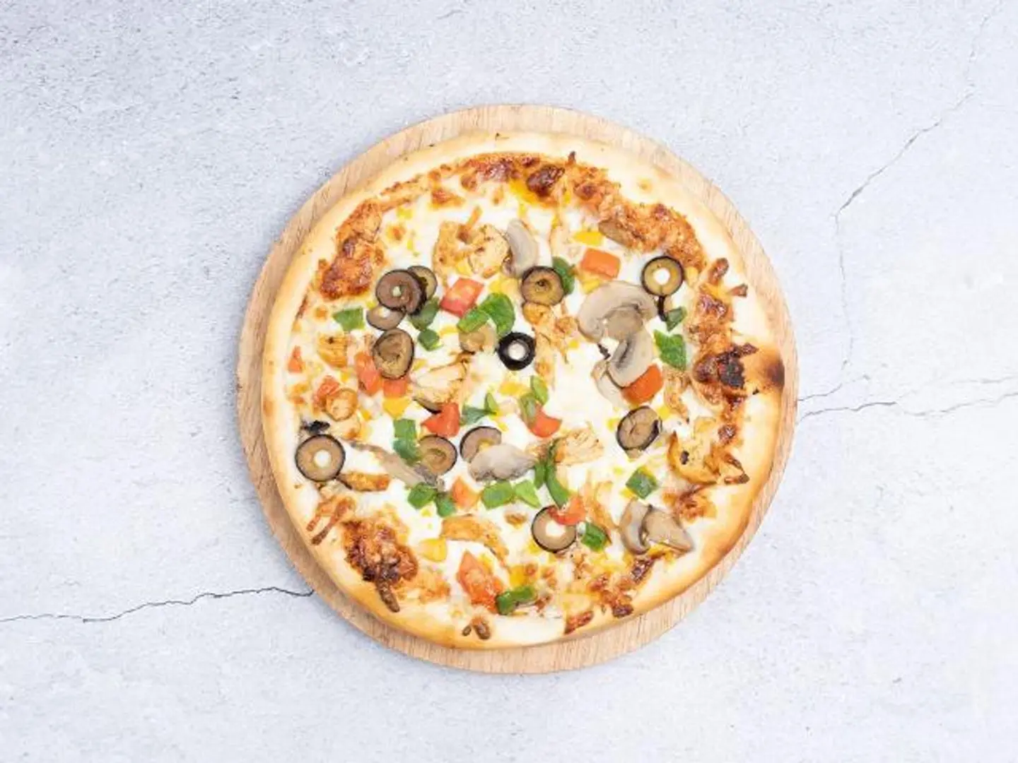 Cheese With Mushroom And Corn