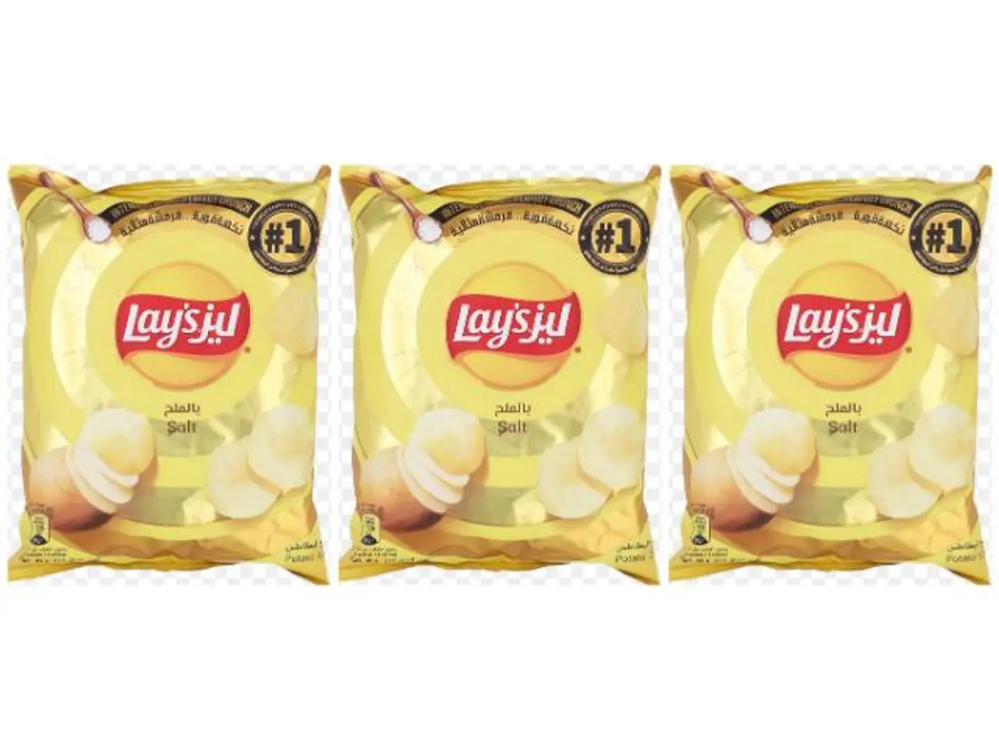 Lays With Salt Medium X 3 Pieces