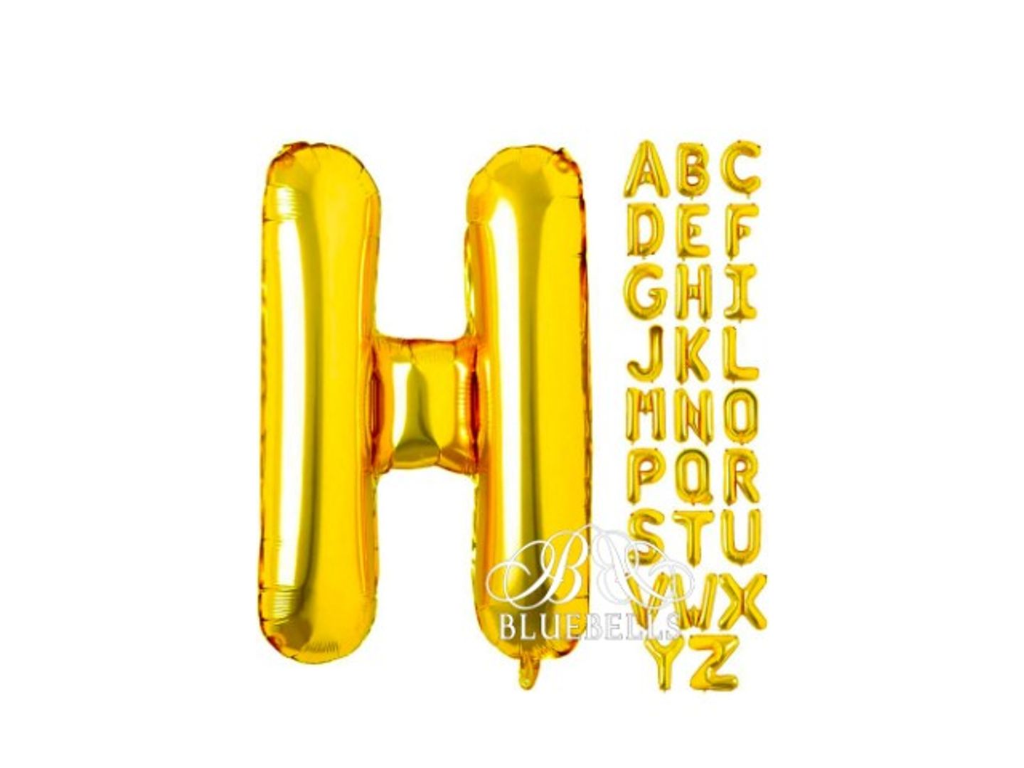Gold Helium Letter