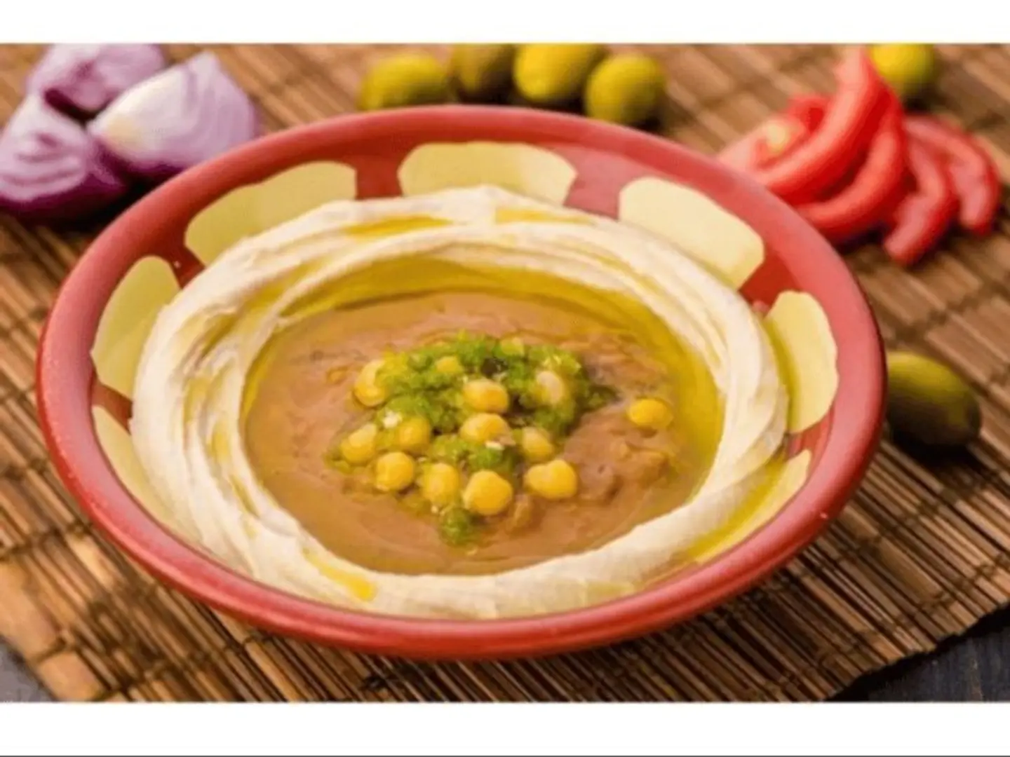 Foul With Hummus Dish