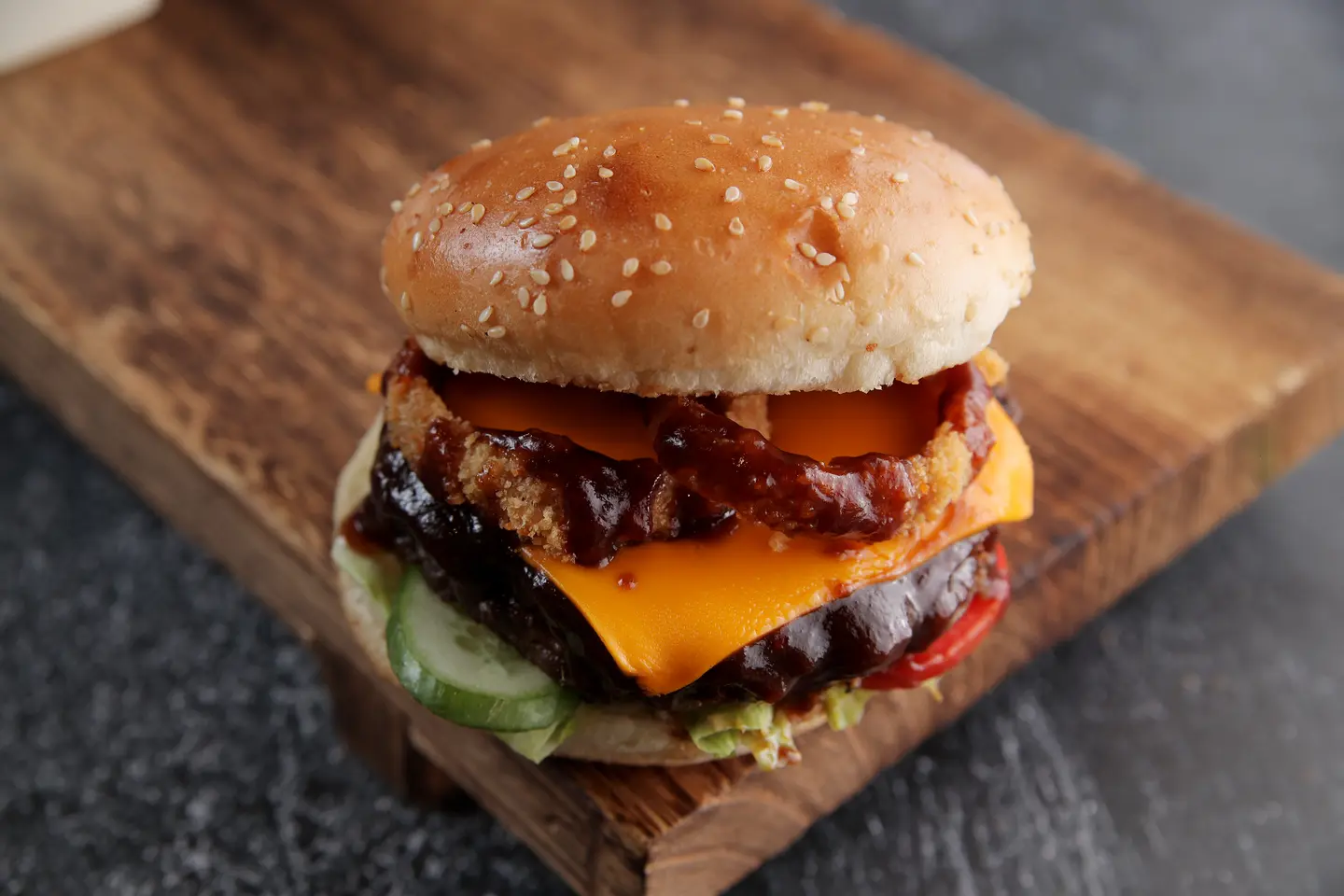 Western Bbq Burger Beef