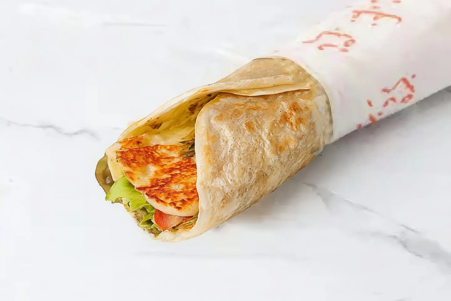 Grilled Halloumi Chapati