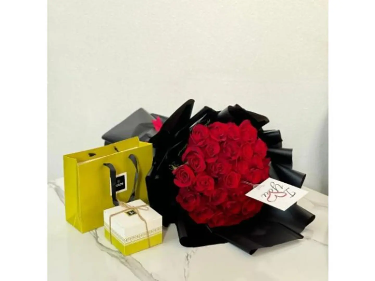 Baby Rose With Patchi Chocolate 2