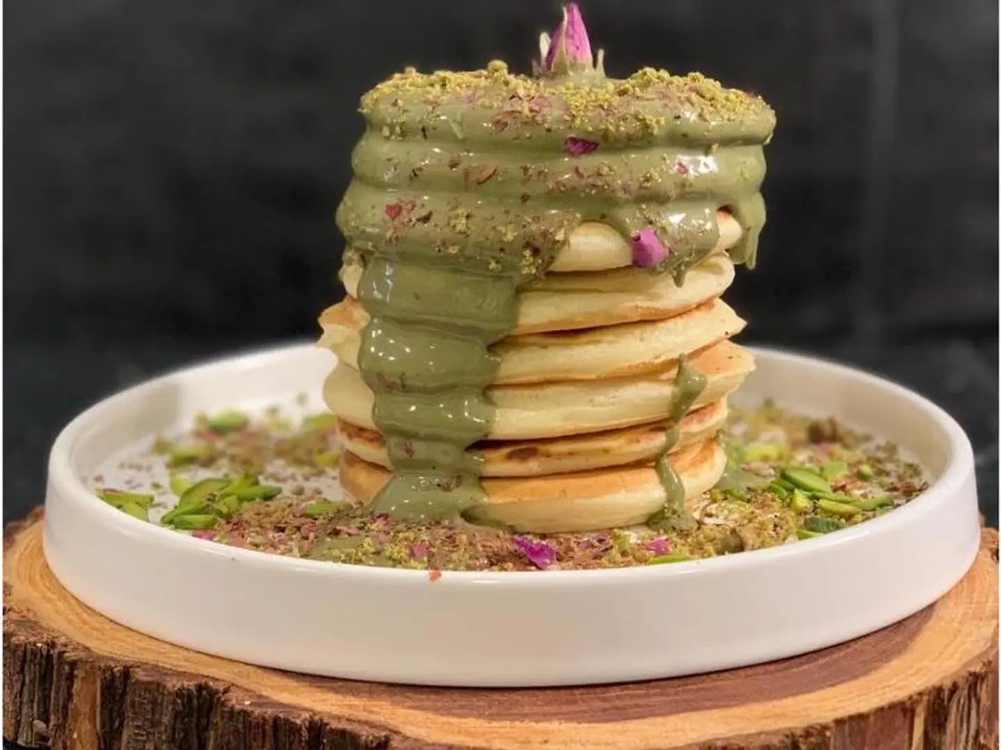 Pistachio Pancakes