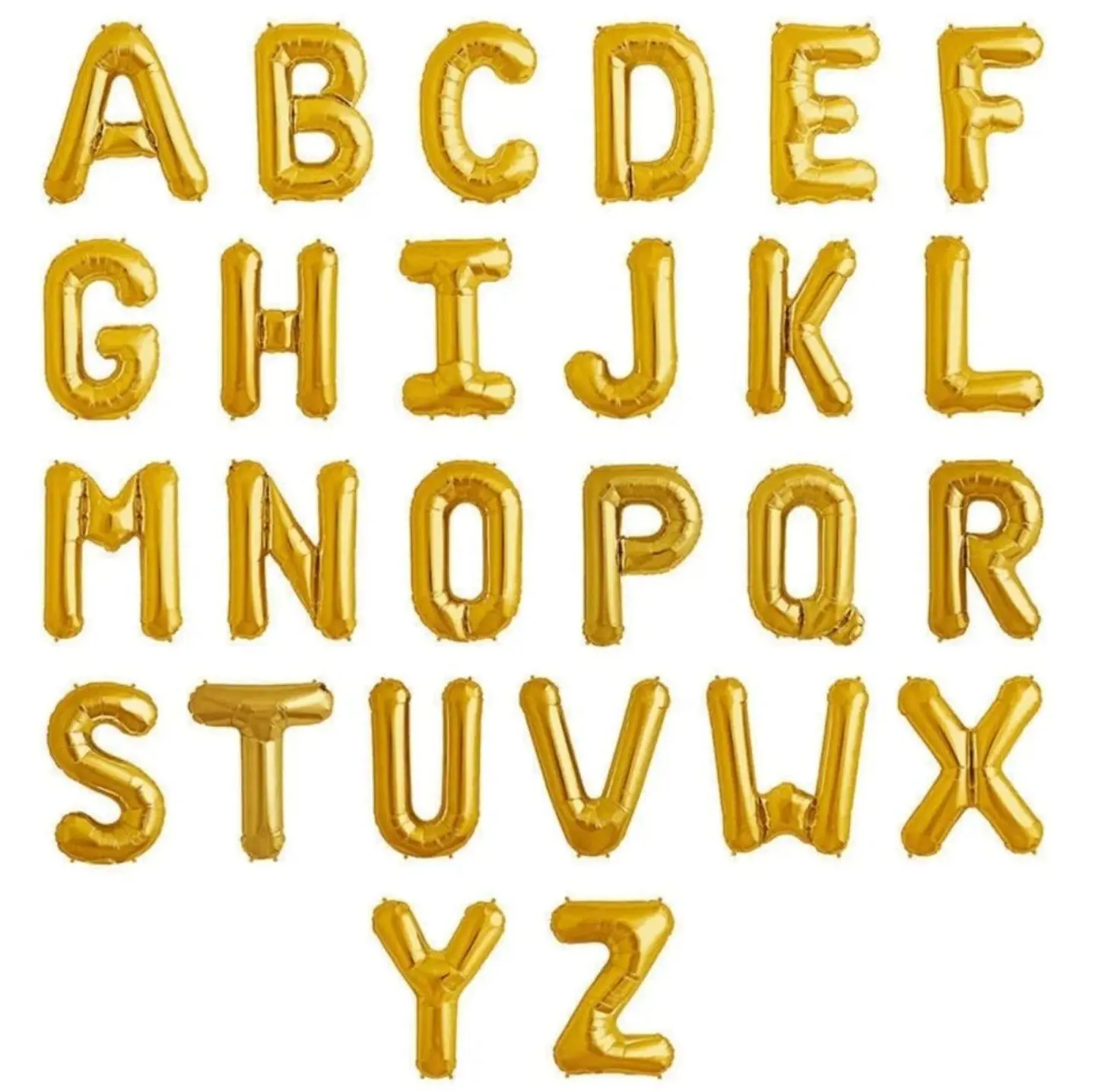 Gold Helium Letters
