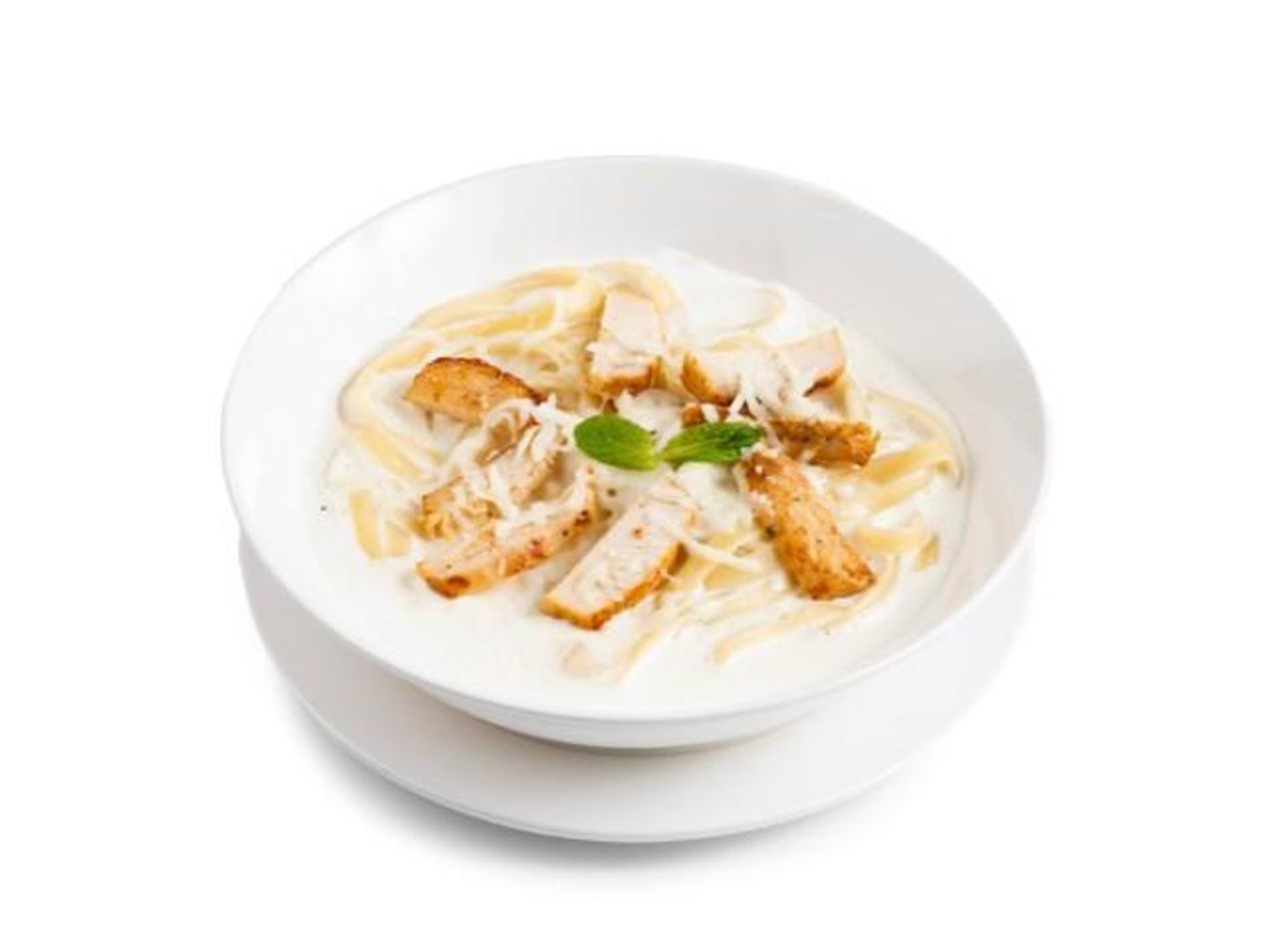 شوربة كريمة بالدجاج