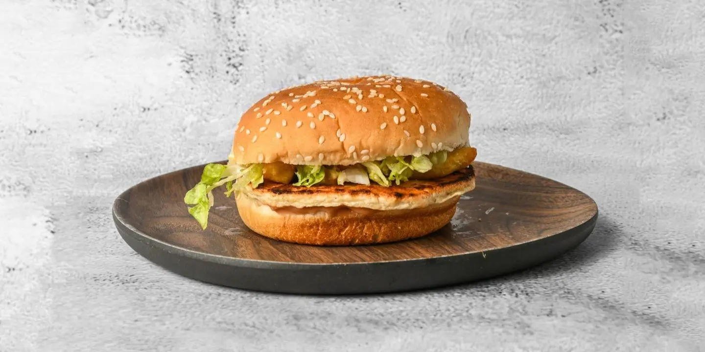 Charcoal Grilled Beef Burger