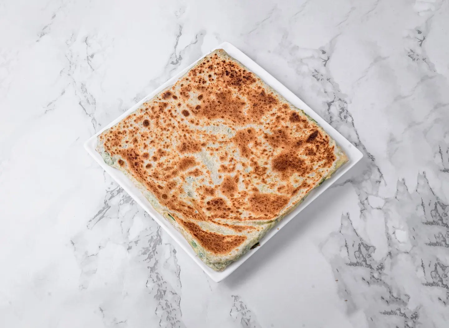 مطبق دبل مع جبنة سائل