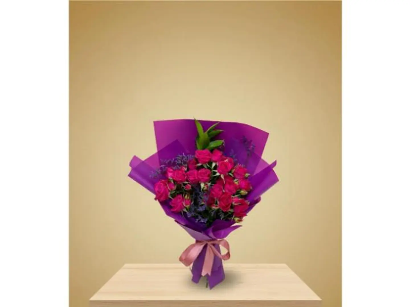 Three Spray Roses With Accessories 348