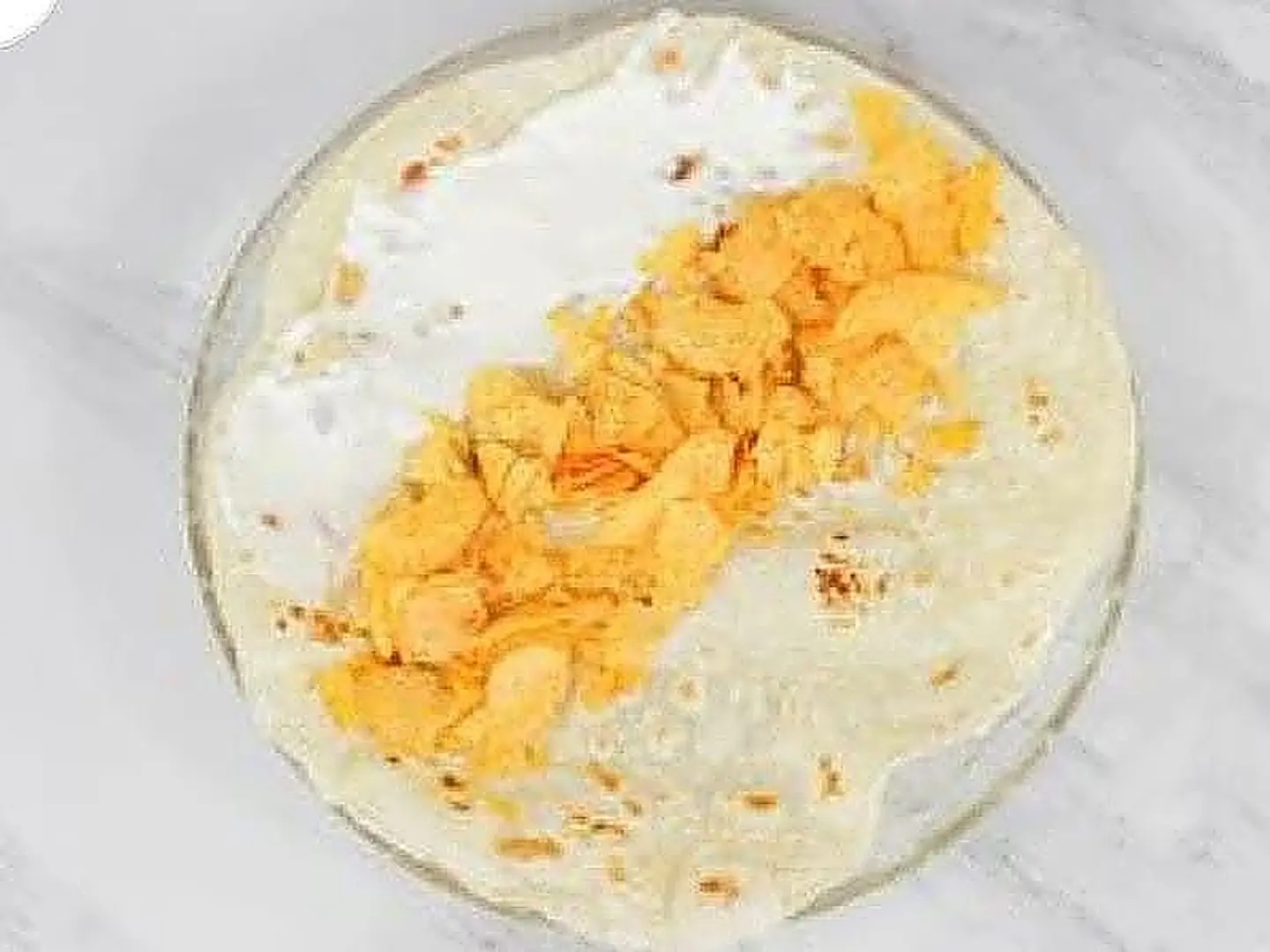 Chapati With Oman Chips And Cheese