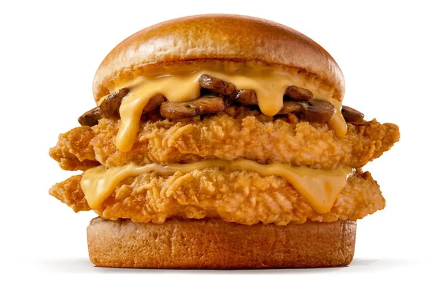 برجر دجاج هوم ستايل دبل مشروم ميلت