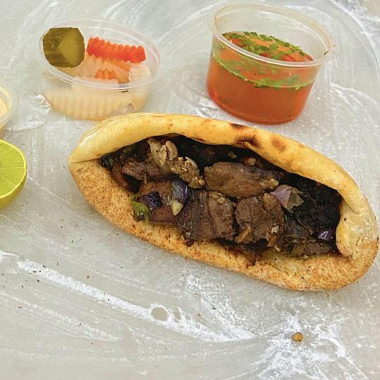 Mixed Fatty Meat Sandwich