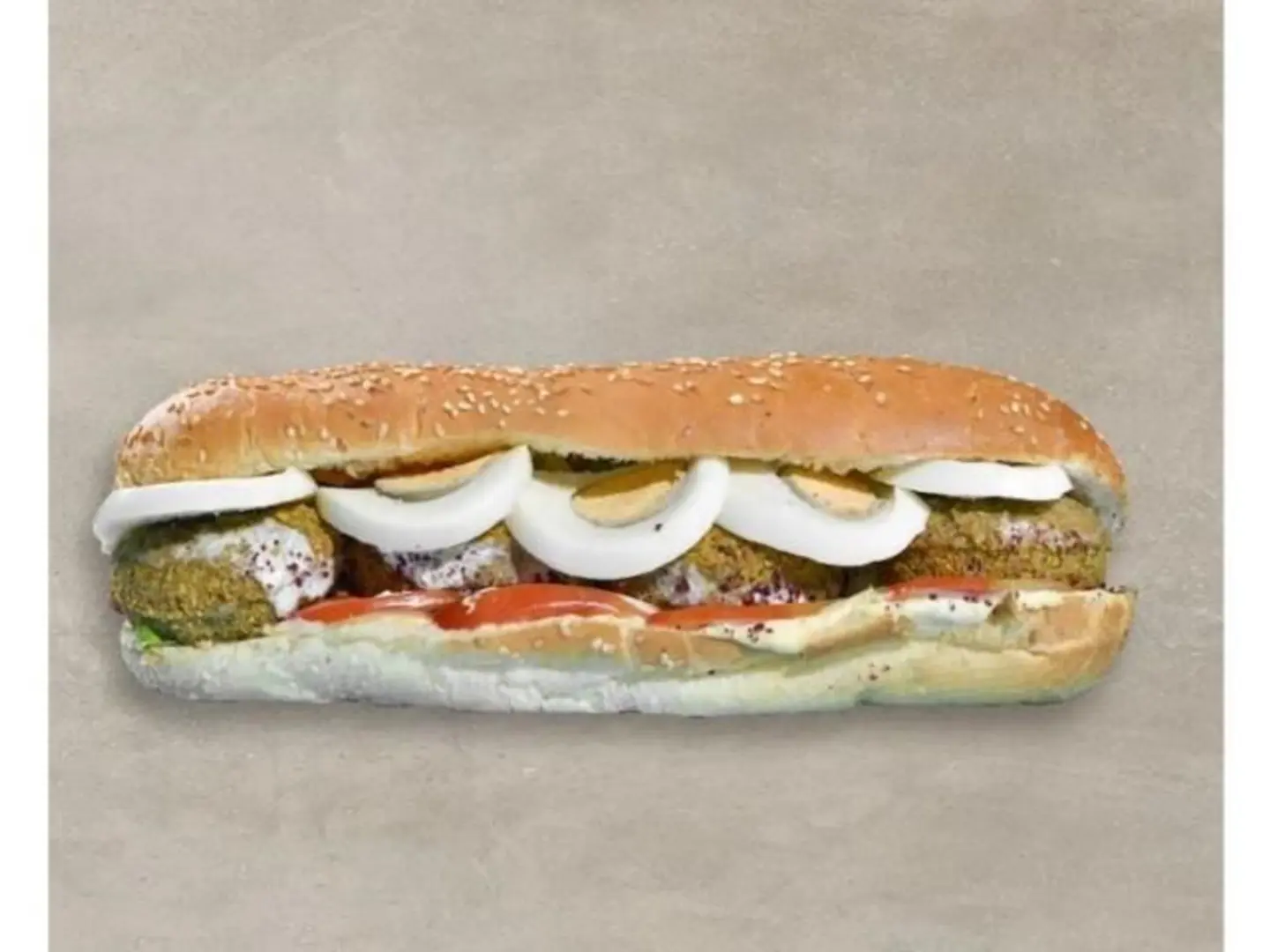 ساندوتش فلافل مشكل