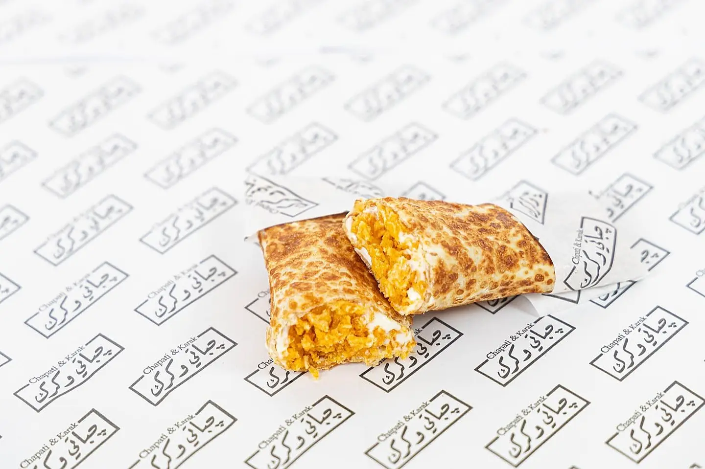 Chips With Cheese Chapati