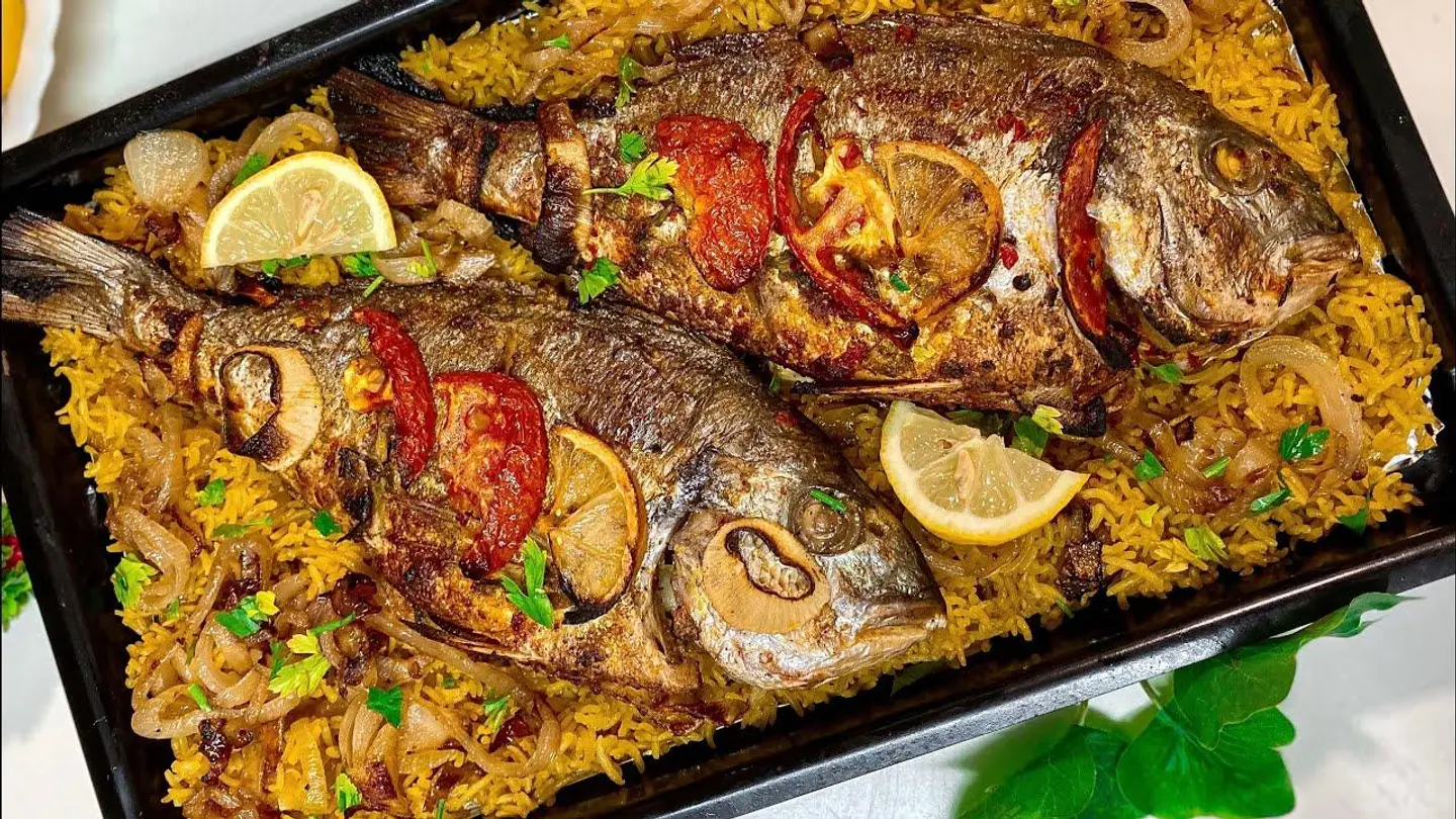 Grilled Fish By The Kilo With Rice Serving