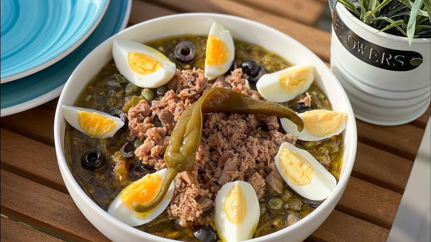 سلطة مشوية