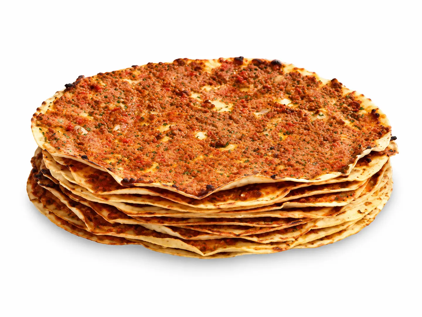 Meat With Pomegranate Molasses Flatbread - Half