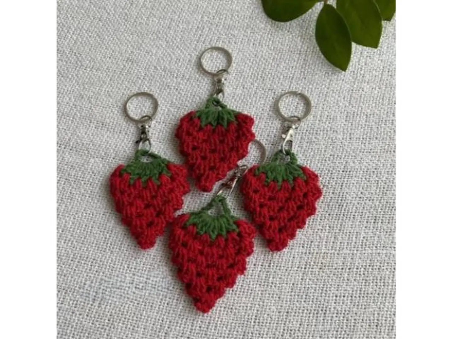 Strawberry Keychain
