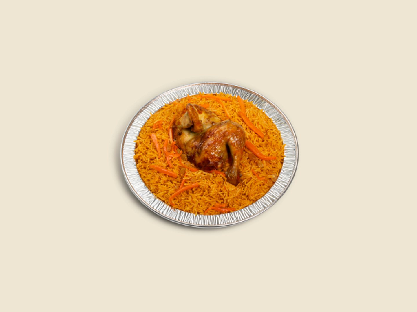 نص حبة دجاج بخاري