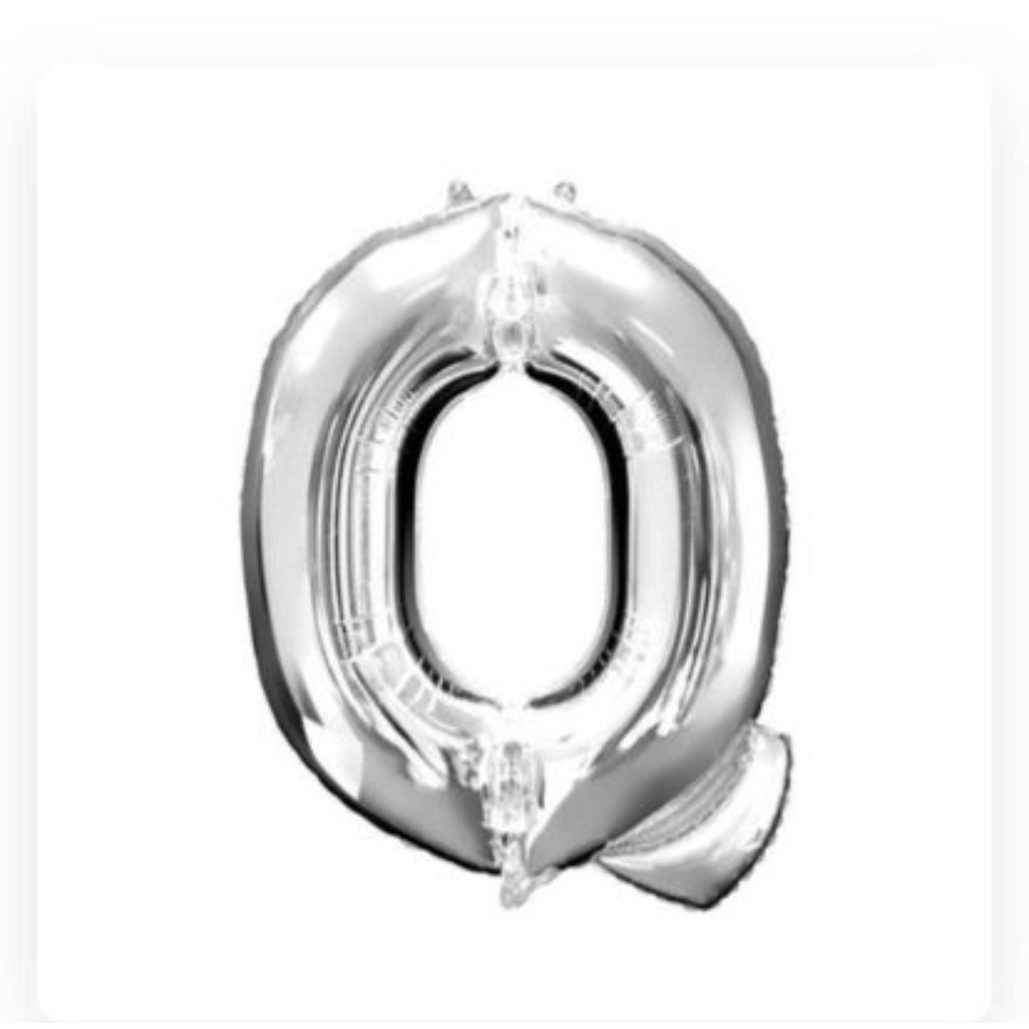Letter Q Silver
