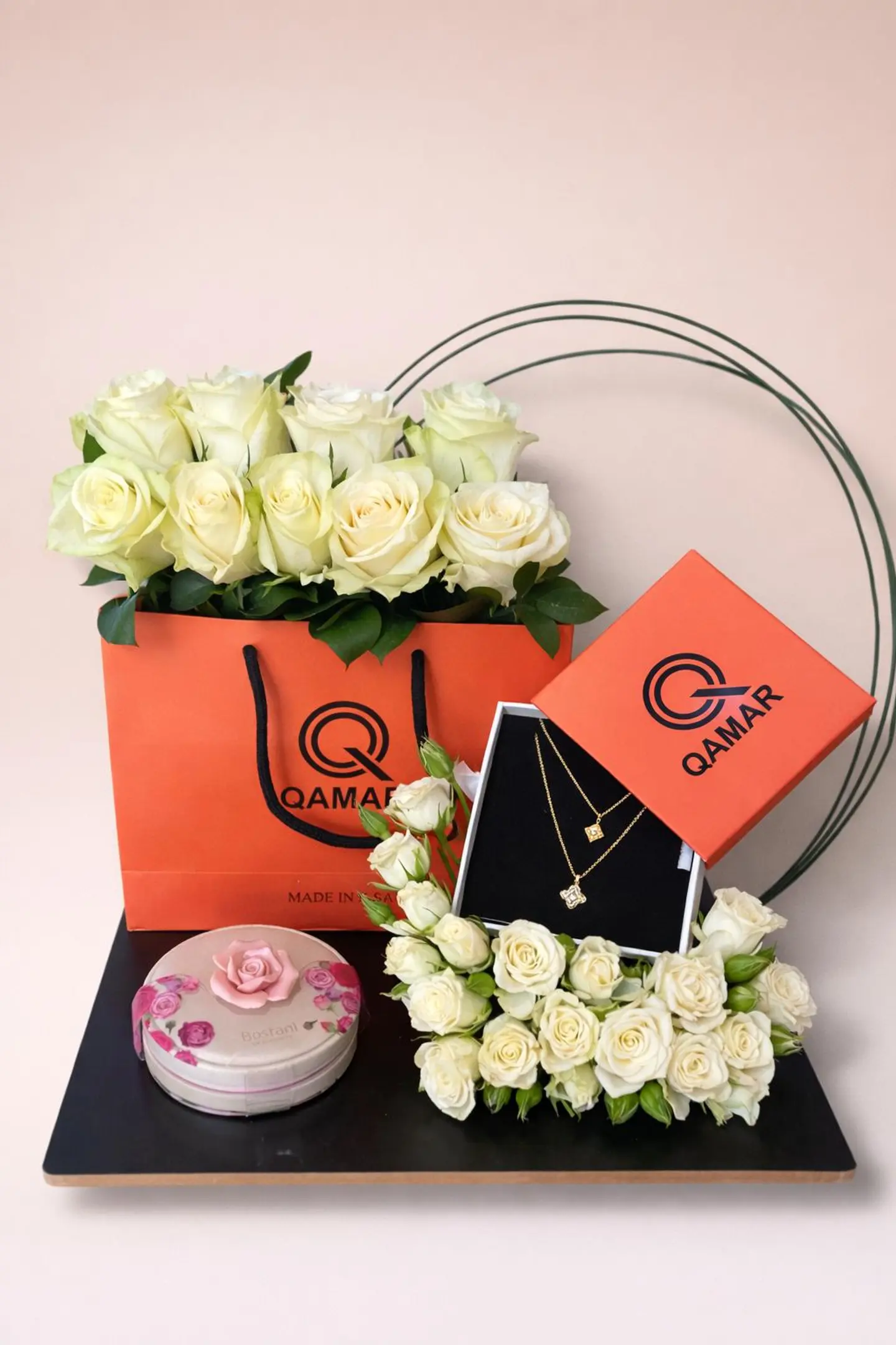 تنسيق سلسال مع ورد 8