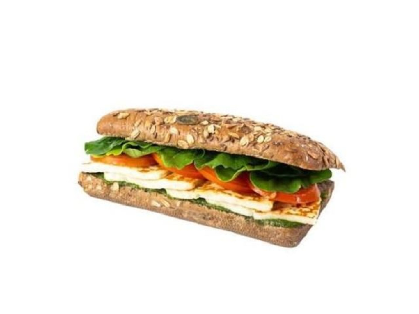 Halloumi With White Baguette