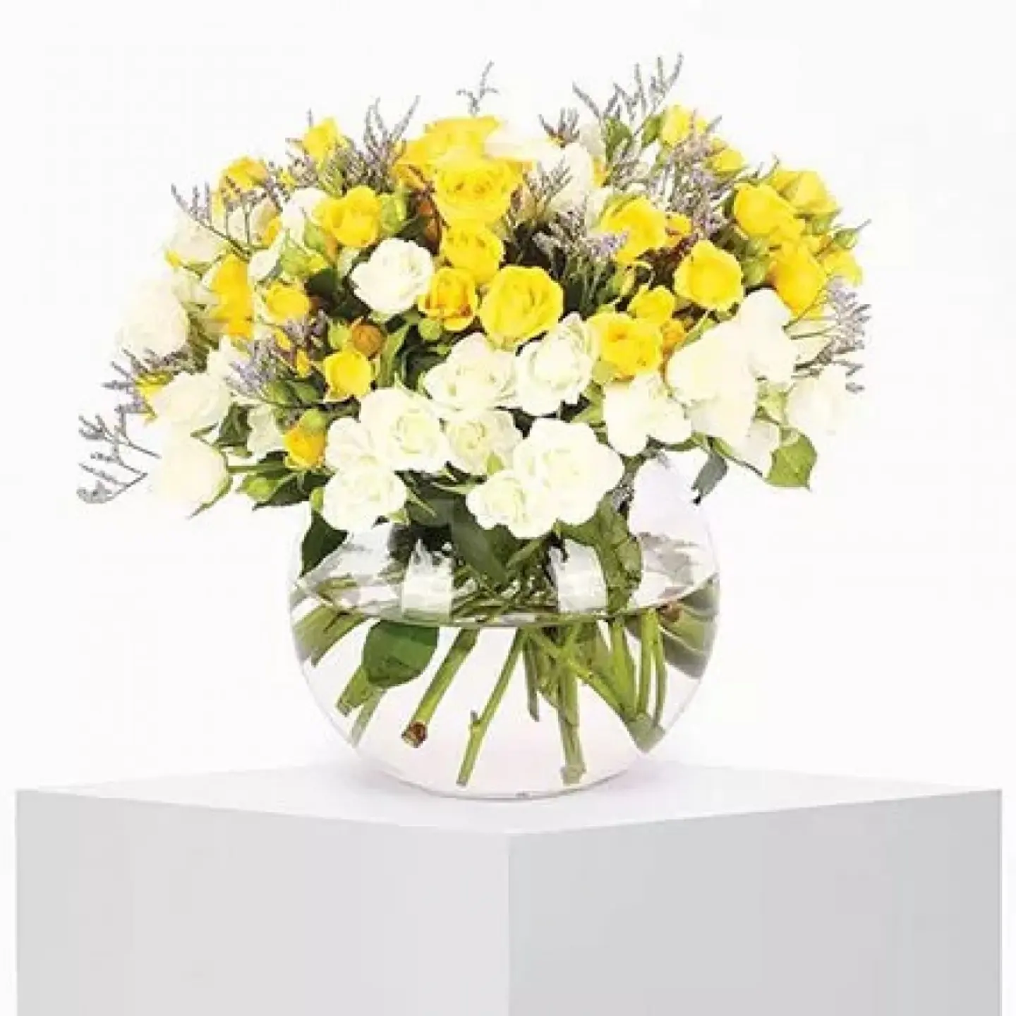 Yellow Rose Vase