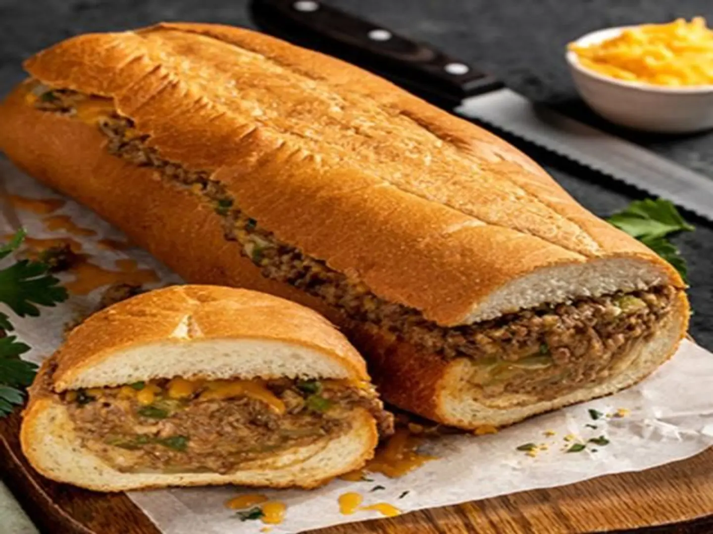 Grilled Minced Meat Sandwich (Regular Bread)