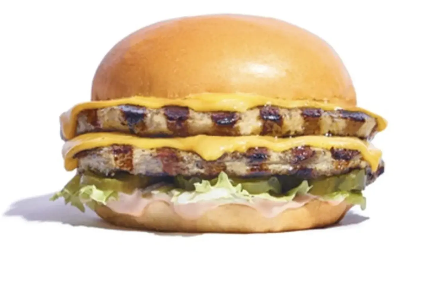 برجر دبل دجاج مشوي