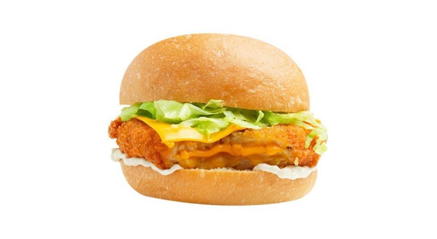 Cheesy Crispy Chicken Burger - Regular