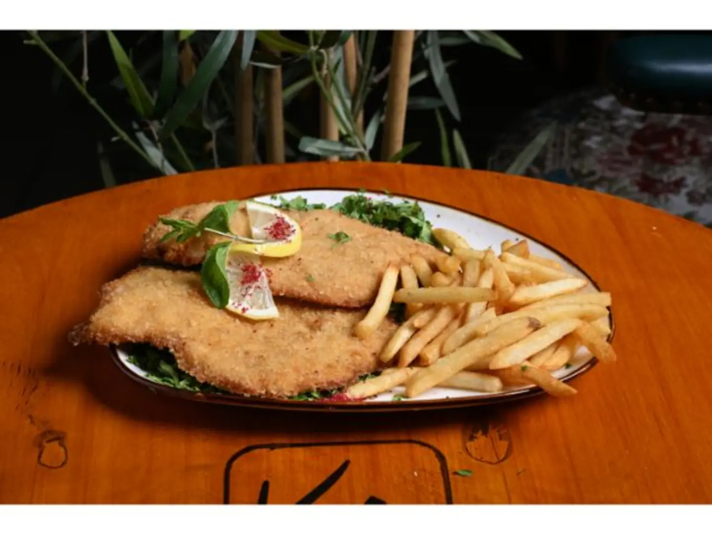 Chicken Pane With French Fries