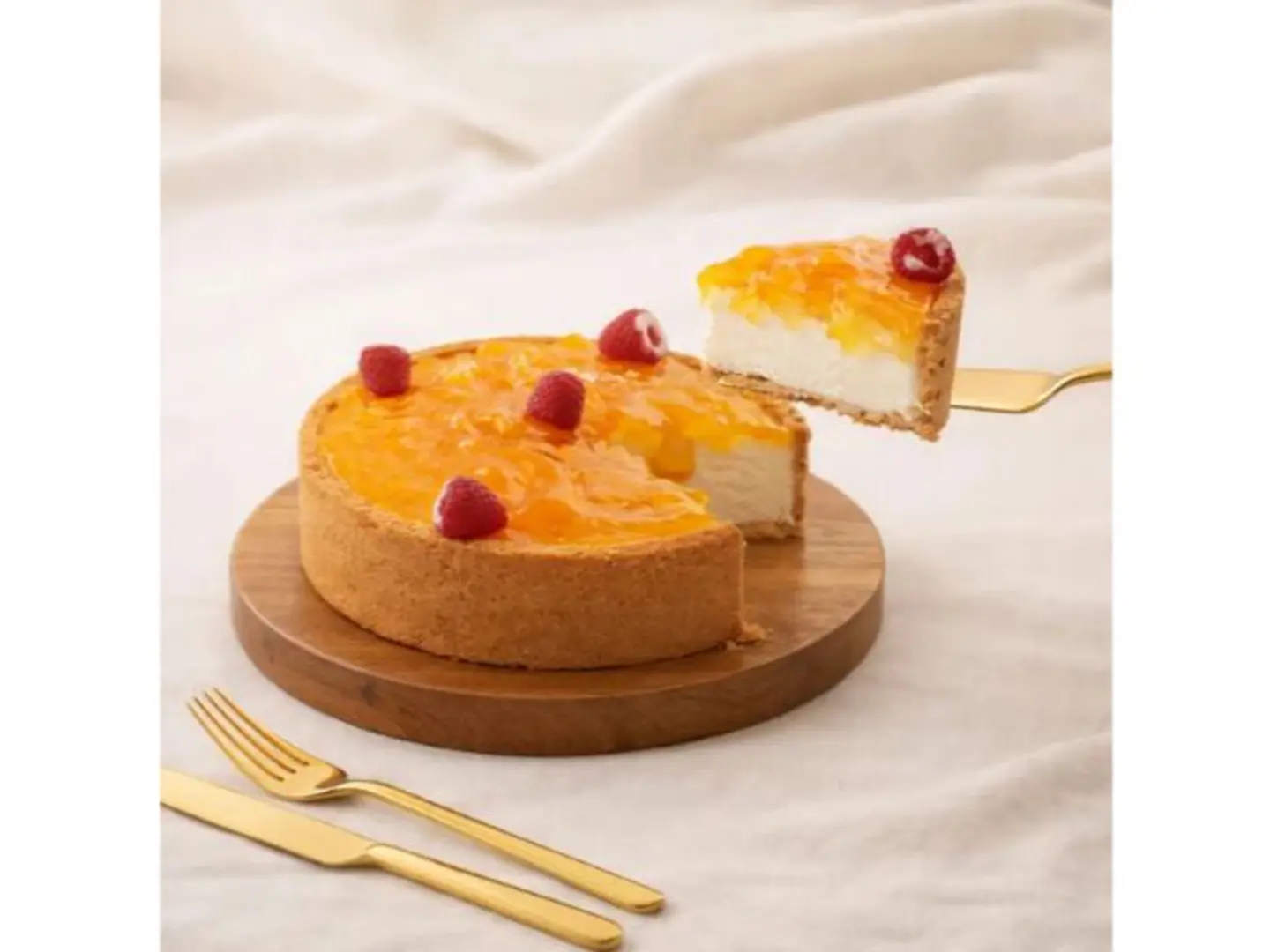 تشيز كيك المانجو المنعش - 500 غرام