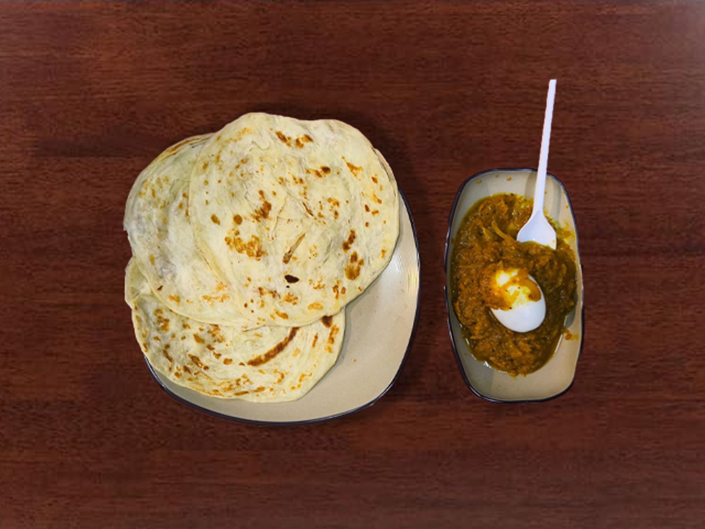 باروتا + بيض مشوي