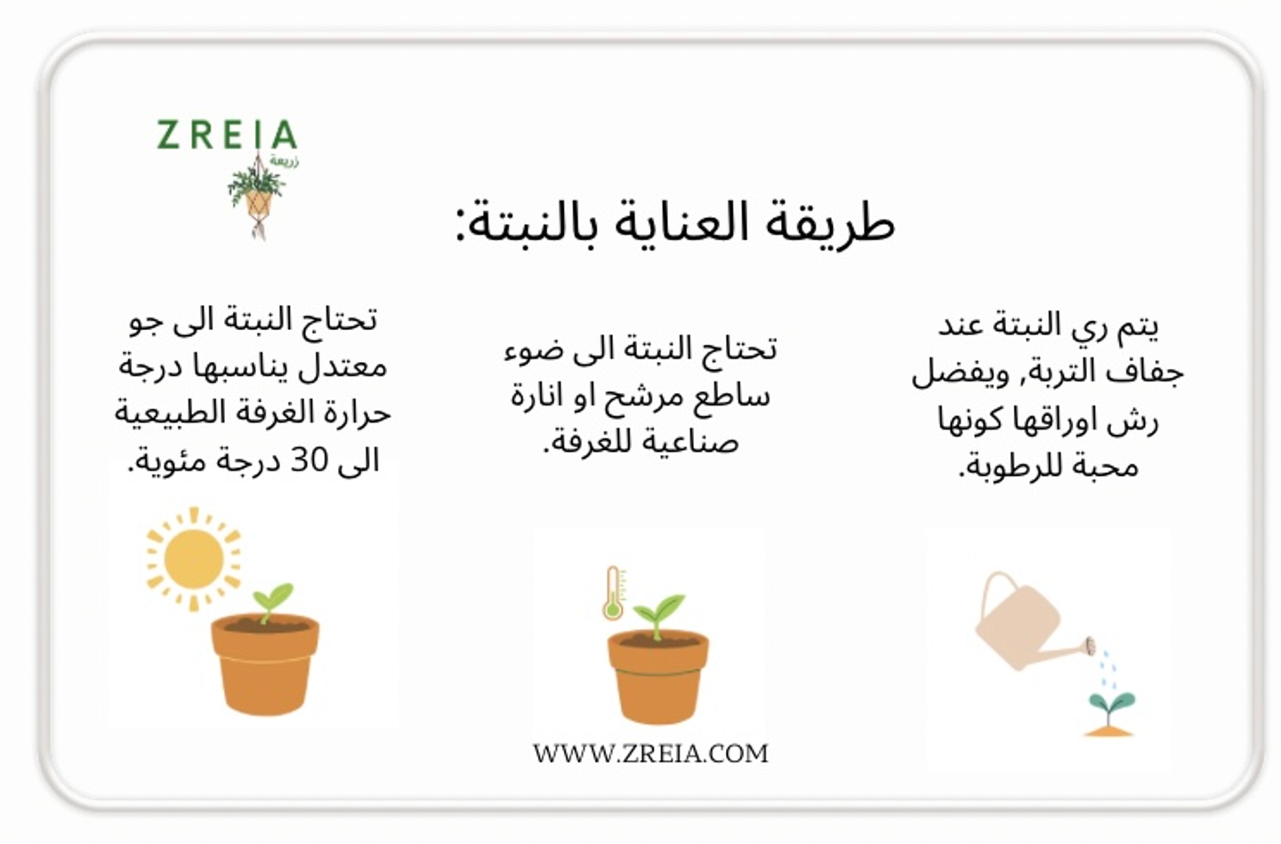 Plant Care Card