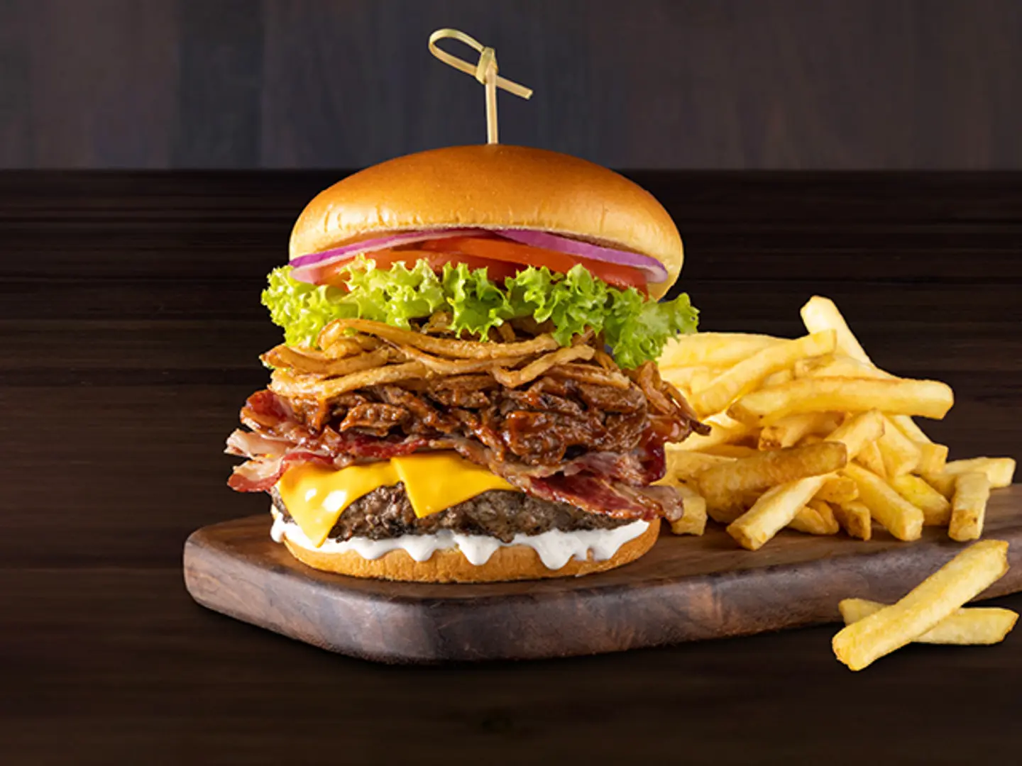 Cowboy Triple Meat Burger
