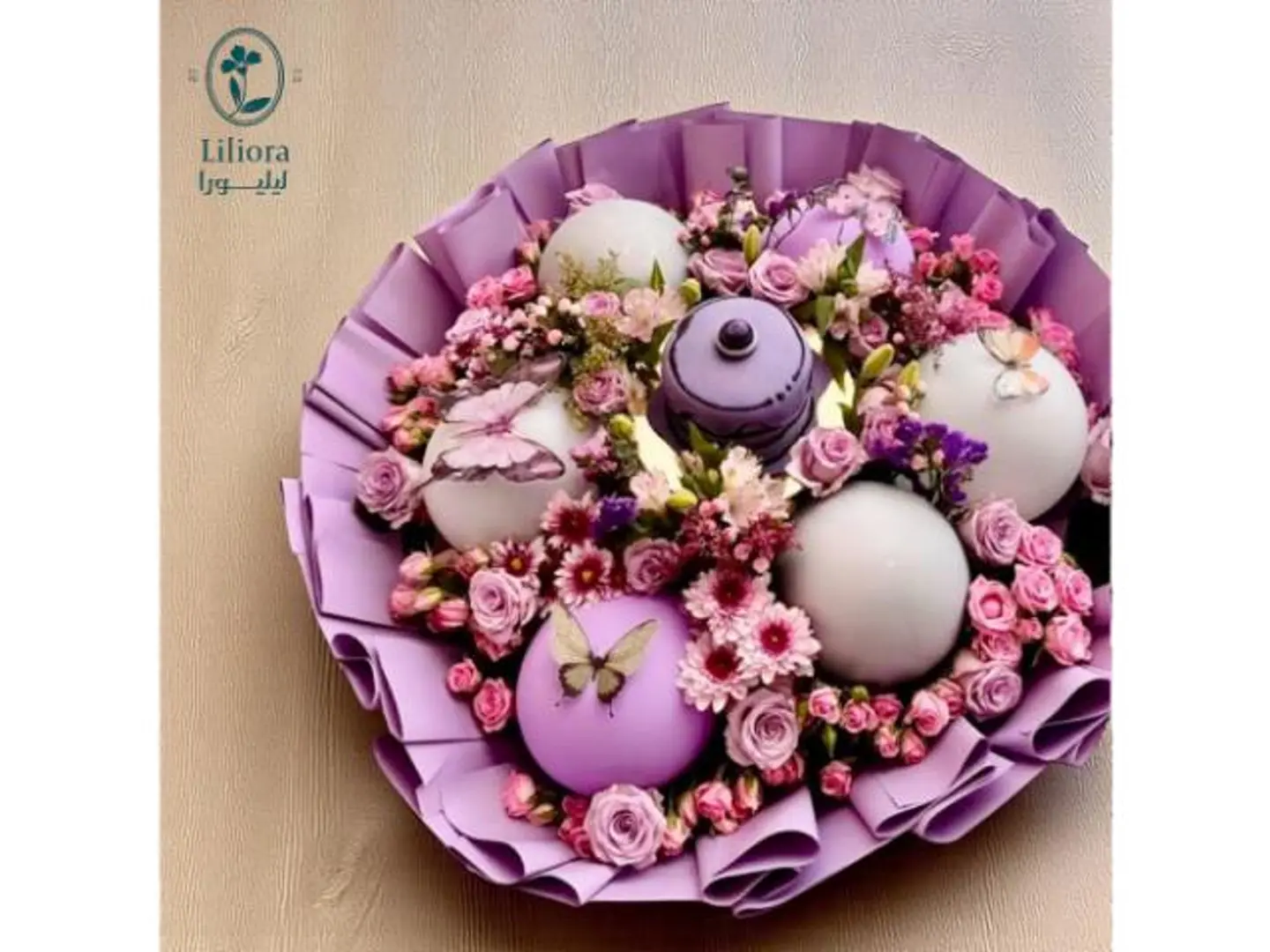 باقة ورد فيوليت برنسس