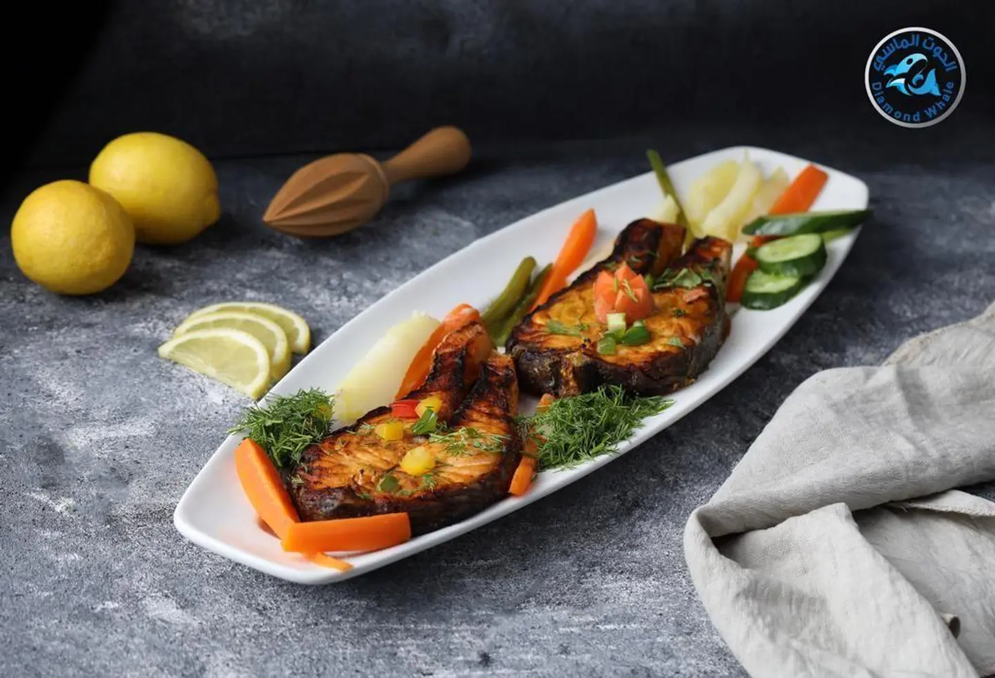 Grilled Salmon Dish