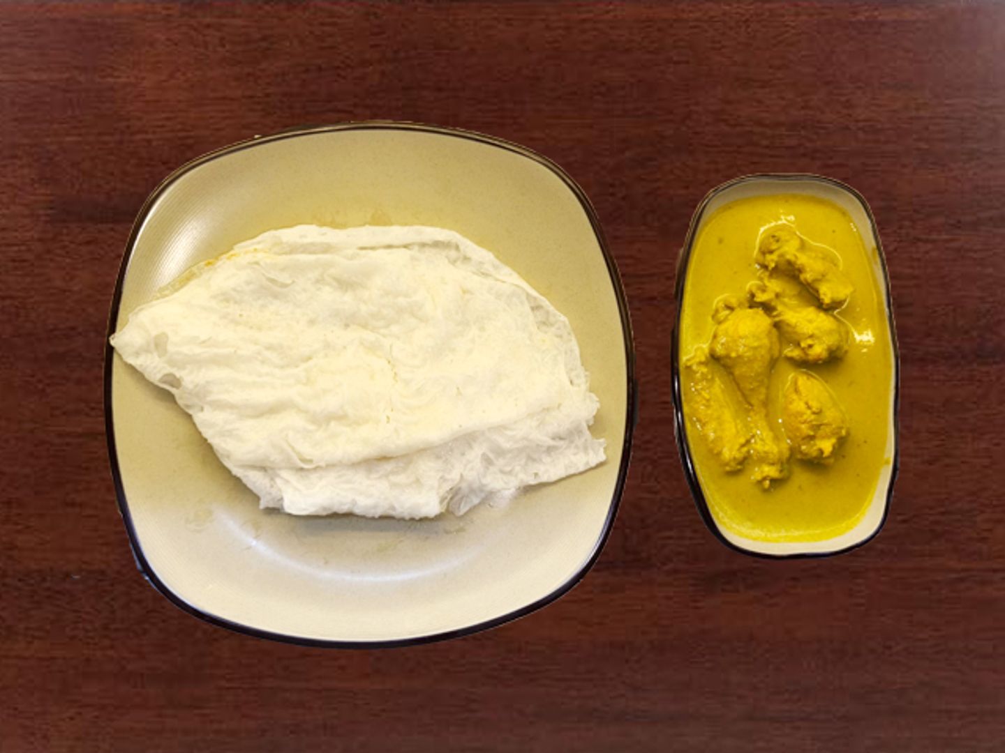 Neeru Dosa +Chicken Curry