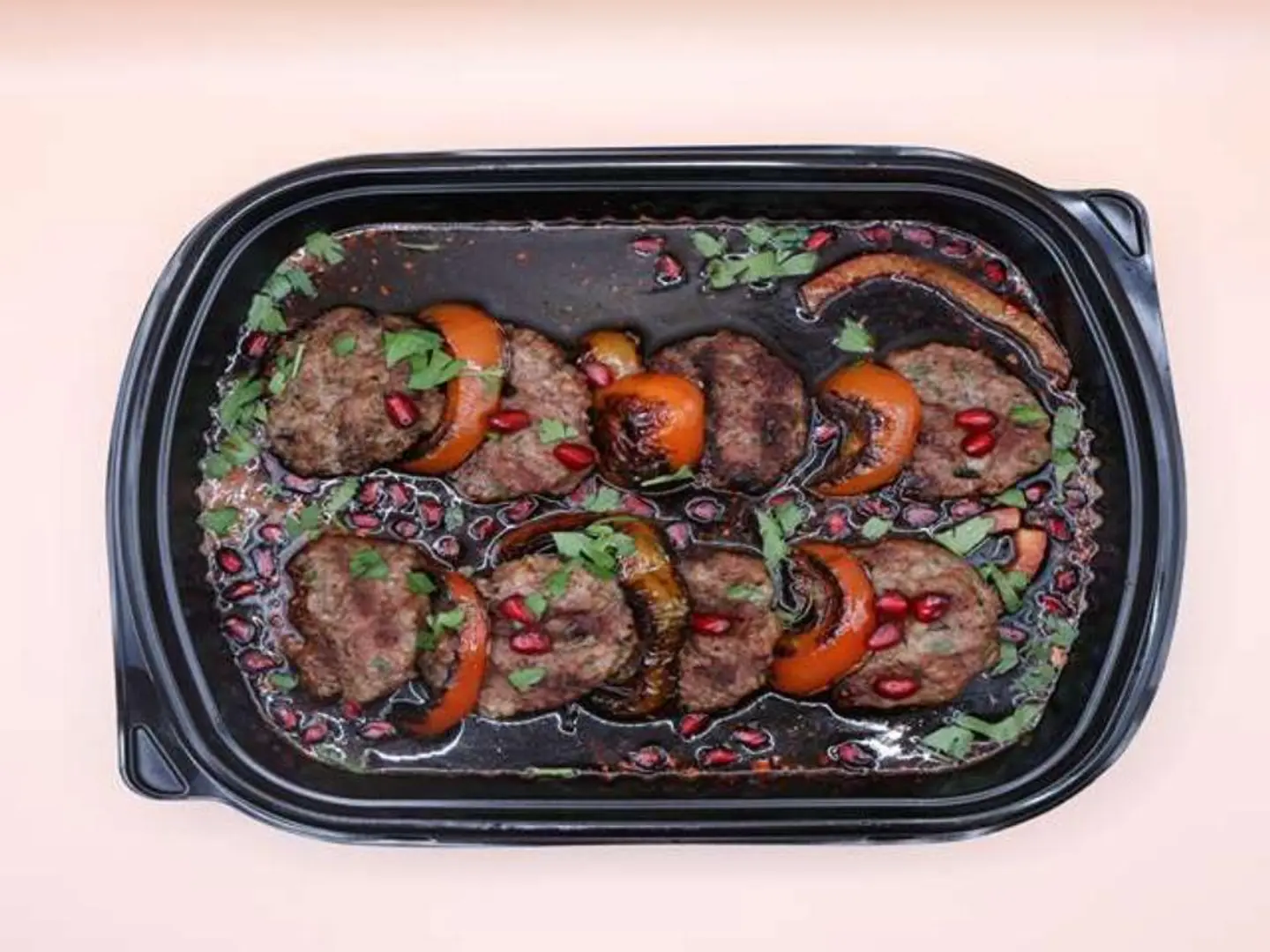 Kafta With Pomegranate Molasses