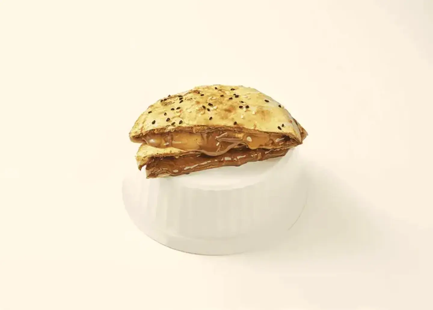 فطيرة نوتيلا فول سوداني