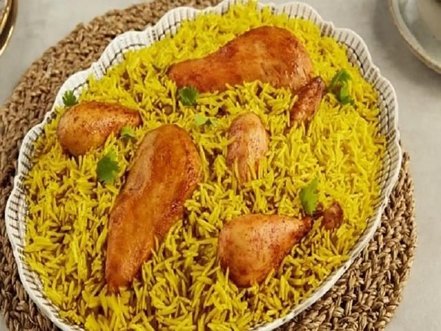 Half Adeni Chicken With Rice