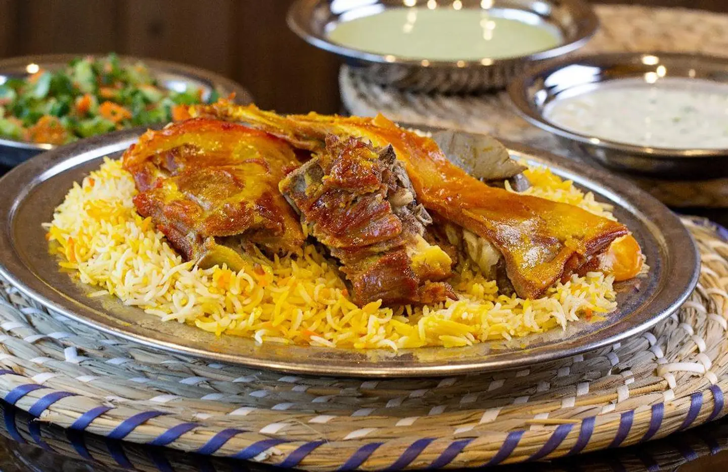 Mandi Lamb Serving With Mandi Rice