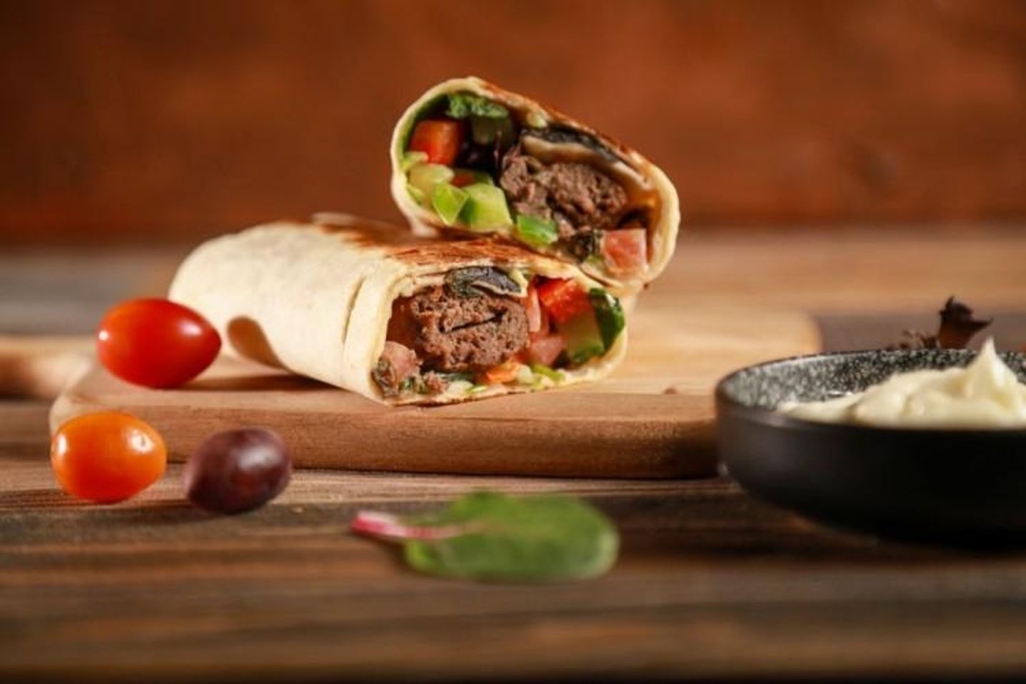 Small Meat Kebab Sandwich