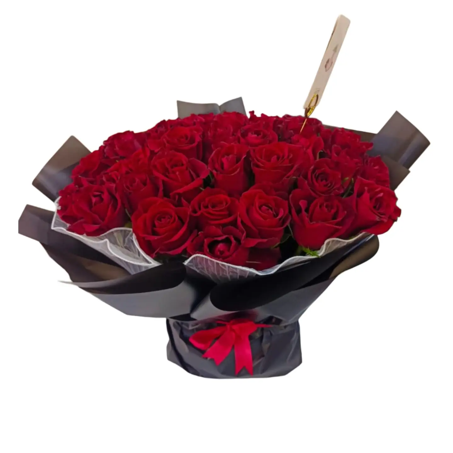 باقة ورد كبيرة حمراء