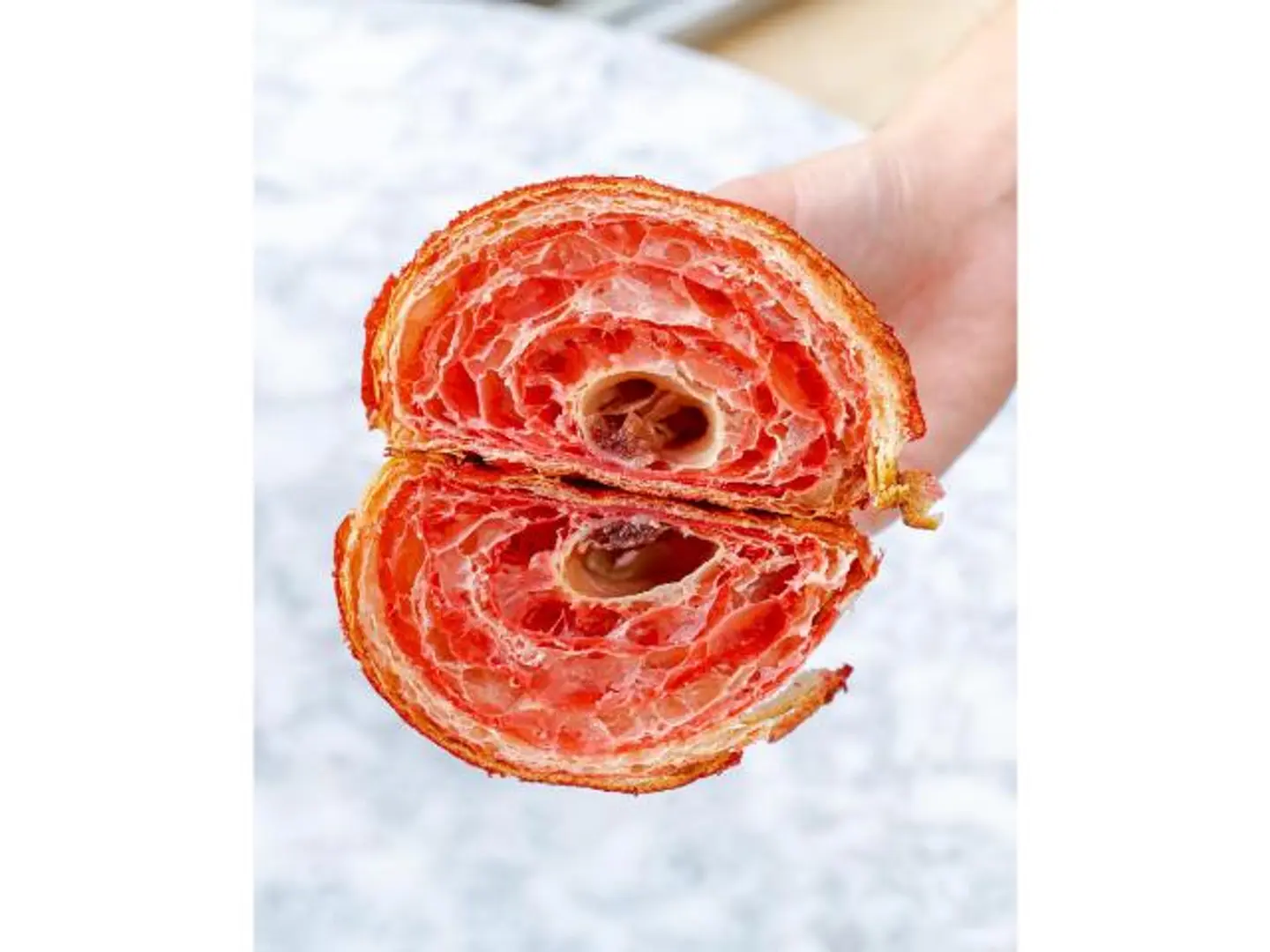 Raspberry Croissant