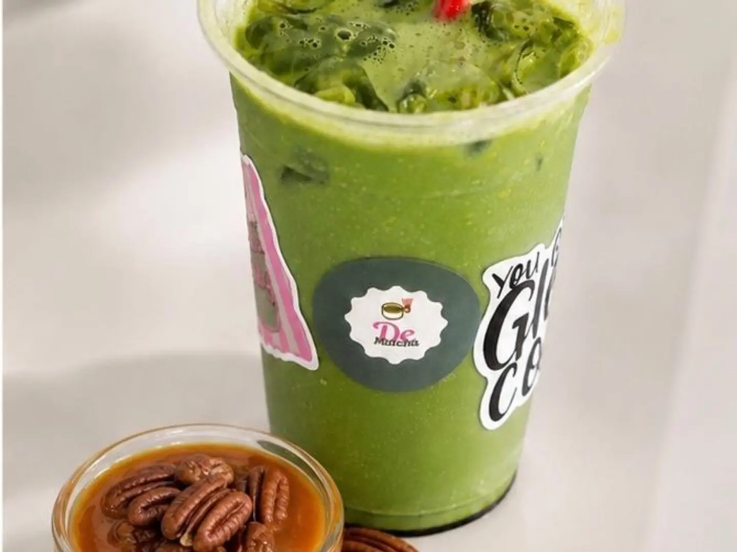 Caramel Pecan Matcha